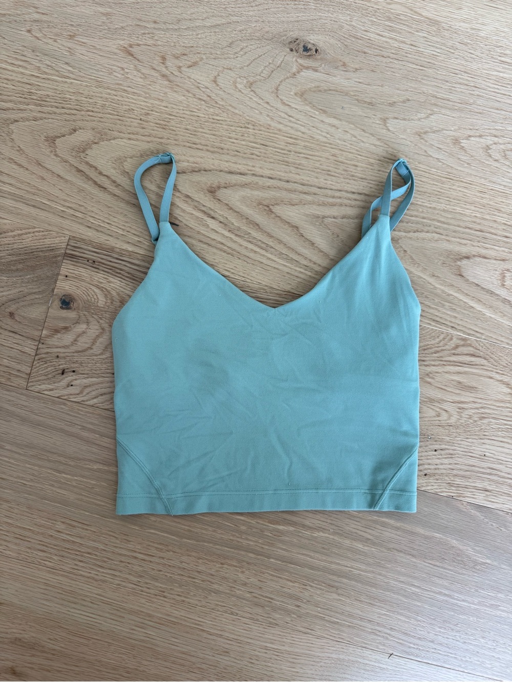 lululemon athletica Mint Green Cropped Tank
